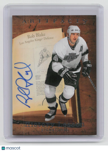 2025 Upper Deck Artifacts History Lesson Signatures Rob Blake #HL-3A