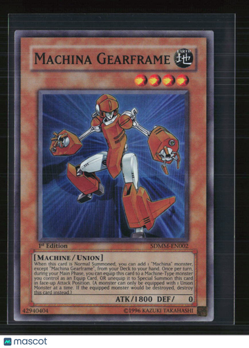 2010 Yu-Gi-Oh! Machina Mayhem Structure Deck Machina Gearframe 1st Edition