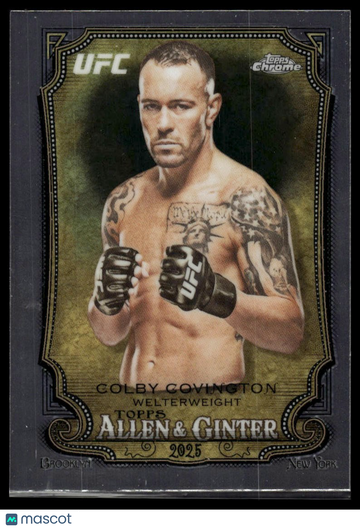 2026 Topps Chrome UFC Colby Covington #AG-20 Allen & Ginter