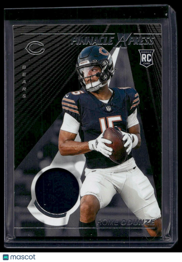 2024 Panini Encore Rome Odunze #8 Pinnacle Express Materials SN