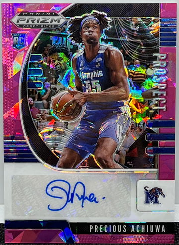 2020 - 2021 Prizm Draft Picks Precious Achiuwa Prospect Autographs #PA-PA PINK ICE AUTO