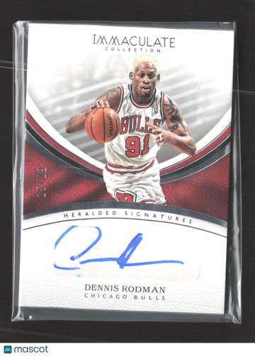 2017 Panini Immaculate Collection Heralded Signatures Dennis Rodman #HS-DRO /99