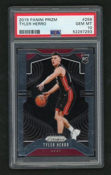 2019 Panini Prizm Tyler Herro #259 RC PSA 10