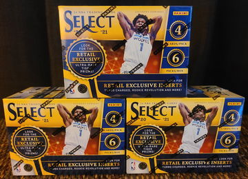 2020-21 Panini Select Basketball Blaster lot (3)