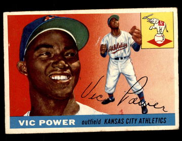 1955 Topps #30 Vic Power