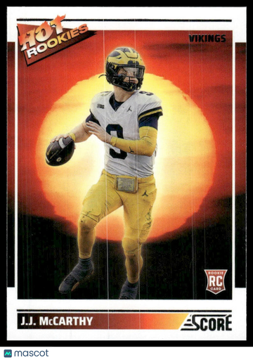 2024 Score J.J. McCarthy #11 Hot Rookies