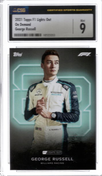 2021 Topps F1 Lights Out George Russell 9