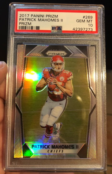 Patrick Mahomes 2017 Silver  Prizm