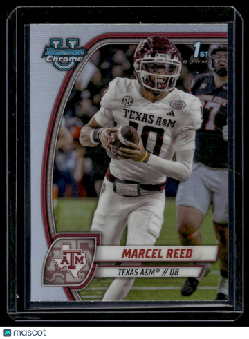 2024 Bowman Chrome University Marcel Reed #173 Refractor