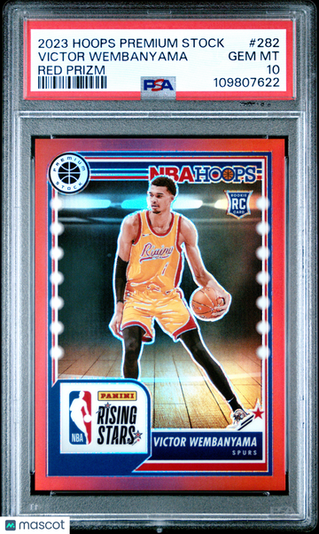 2023 Panini Hoops Premium Stock Victor Wembanyama #282 PSA 10