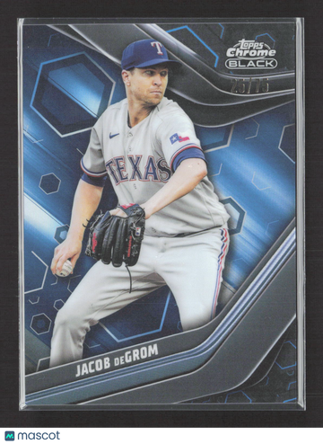 2023 Topps Chrome Black Jacob deGrom #56 25/75