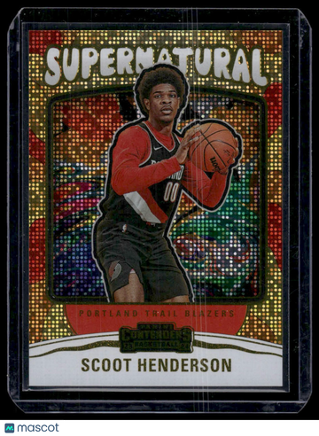 2023-24 Panini Contenders Scoot Henderson #3 Supernatural