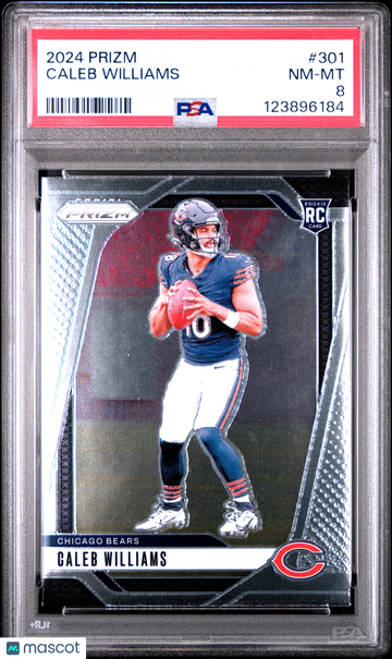 2024 Panini Prizm Caleb Williams #301 PSA 8