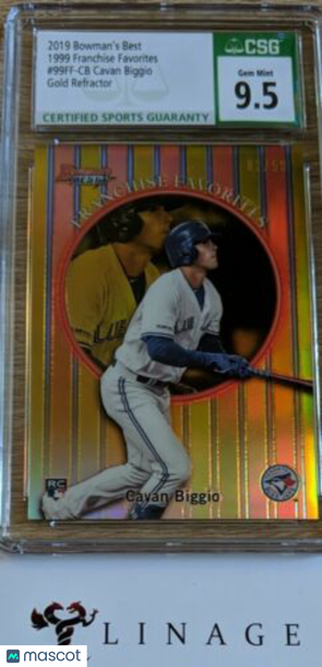 2019 Bowman's Best Cavan Biggio Insert 9.5