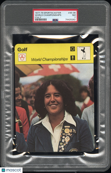 1977-79 Sportscaster Nancy Lopez World Championships #45-06 Rookie PSA 7