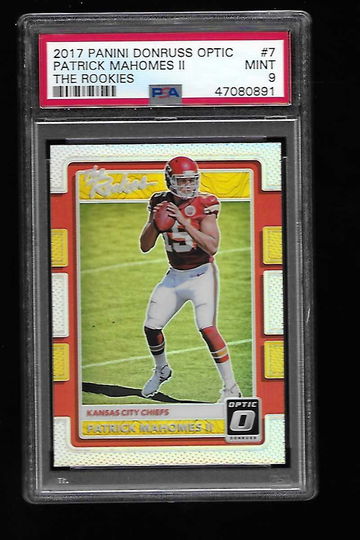 2017 Donruss Optic Patrick Mahomes The Rookies