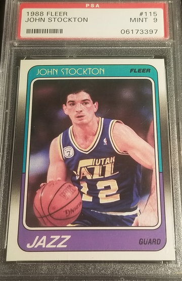 John Stockton 1988 Fleer