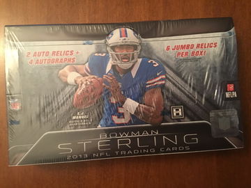 2013 Bowman sterling football hobby box