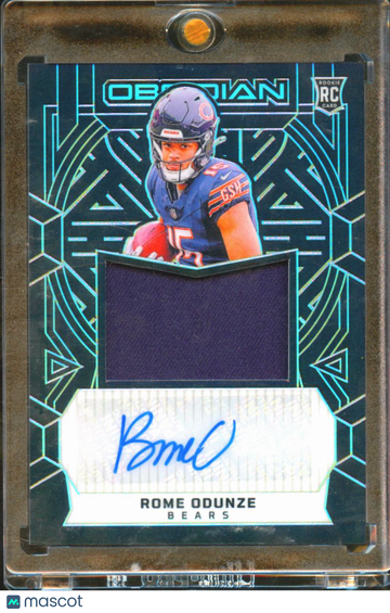 2025 Panini Obsidian Rome Odunze #RJJ-ROE /299 RC Memorabilia
