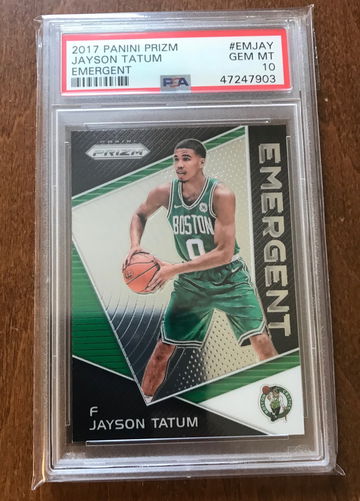 Jayson Tatum 2017 Prizm Emergent