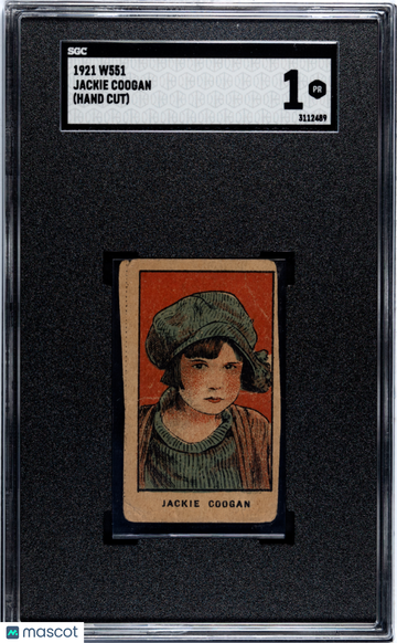 1921 W551 Jackie Coogan (Hand Cut) SGC 1