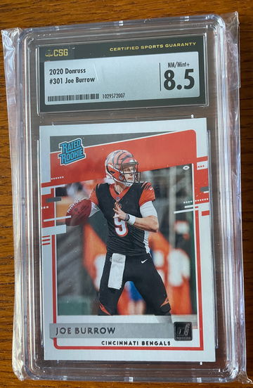 2020 Donruss Rated Rookie Joe Burrow