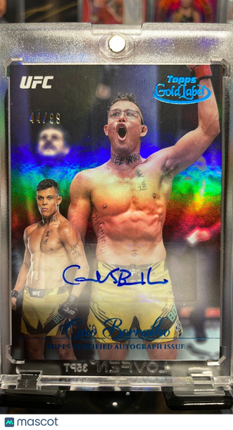 2024 Topps Gold Label UFC SSP Refractor Caio Borralho Auto Blue /99