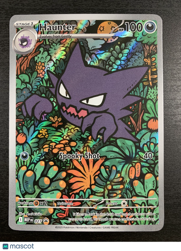 2025 Mega Evolution Haunter Holo Black Star Promo #027