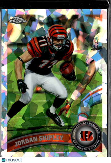 Jordan Shipley 2011 Topps Chrome Atomic Refractor Cincinnati Bengals
