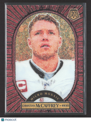 2025 Panini Mosaic Prizm Micro Mosaic Christian McCaffrey #3