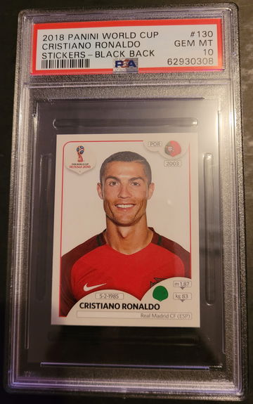 2018 Cristiano Ronaldo World Cup Sticker - #130 (Ships from Canada)