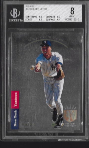 1993 SP Derek Jeter- case chipped