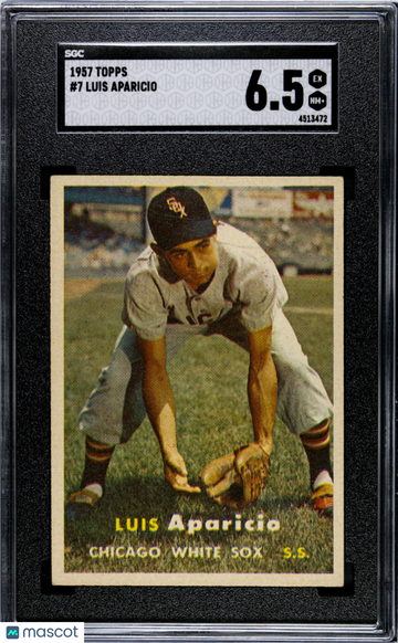1957 Topps Luis Aparicio #7 SGC 6.5