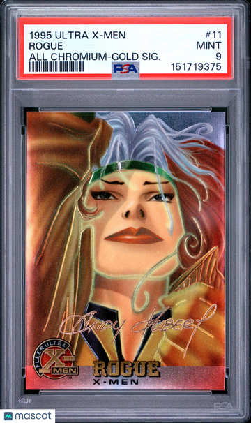 1995 Ultra X-Men All Chromium Rogue #11 PSA 9