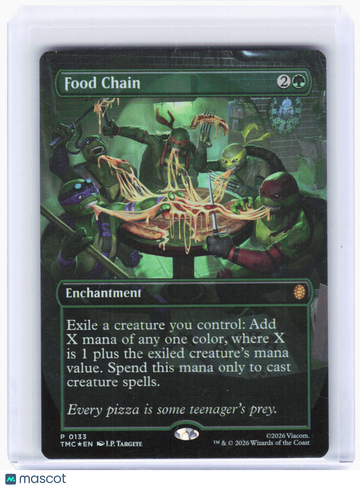 Commander: Teenage Mutant Ninja Turtles Food Chain (Borderless) Foil Promo #133