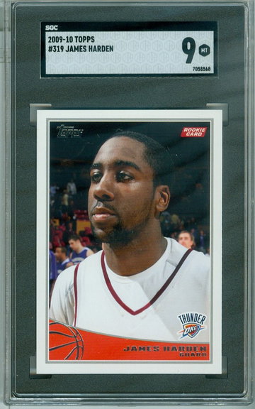 James Harden 2009 Topps SGC 9