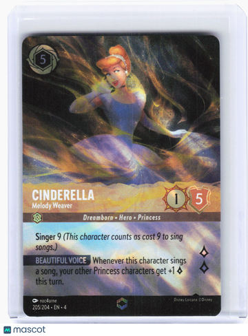 Ursula's Return Cinderella - Melody Weaver (Enchanted) Foil Enchanted #205