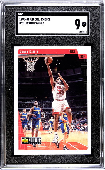 1997-98 Upper Deck Collector's Choice #20 Jason Caffey SGC 9