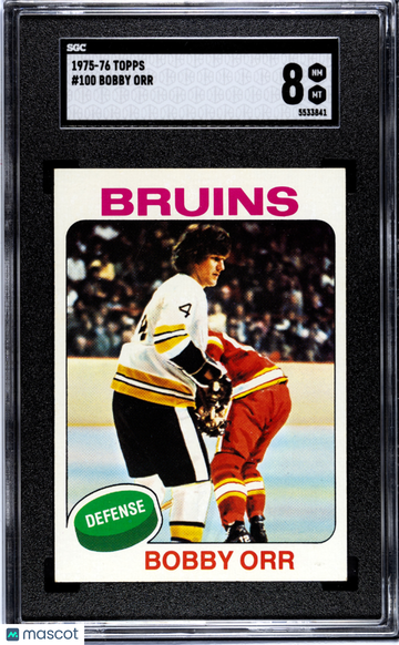 1975 Topps Bobby Orr #100 SGC 8