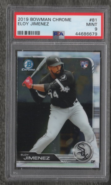 2019 Bowman Chrome Eloy Jimenez PSA 9
