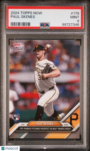 2024 Topps Now Paul Skenes #179 RC PSA 9