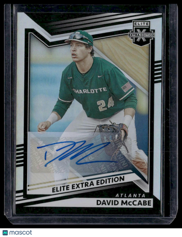 2022 Panini Elite Extra Edition David McCabe #125 Signatures AU