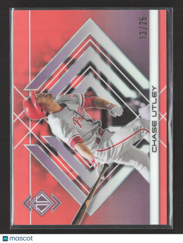 2025 Topps Transcendent Chase Utley #75 Red /25