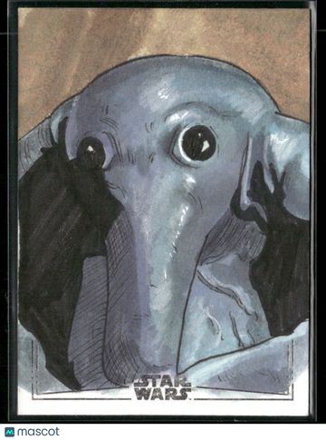 2025 Topps Star Wars Smugglers Outpost Max Rebo Isiah Xavier Bradley 1/1
