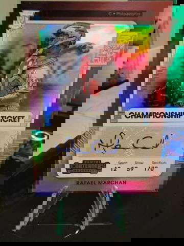 2021 Contenders Rookie Championship Ticket Auto #147 Rafeal Marchan 1/1 SSP