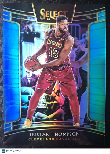 Tristan Thompson 2018 Select Concourse #72 Light Blue Prizm Parallel #145/299