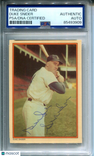 1949 Duke Snider PSA A Auto A