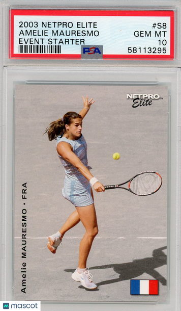 2003 Netpro Elite Amelie Mauresmo #S8 Event Starter PSA 10