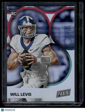 2023 Panini Father's Day Will Levis #FB3 Father's Day Holo SN