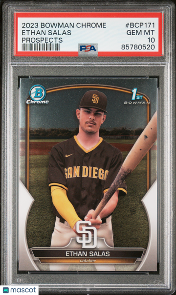 2023 Bowman Chrome Prospects Ethan Salas #BCP171 PSA 10